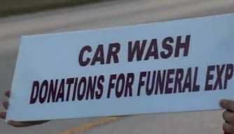 car wash for funeral donations